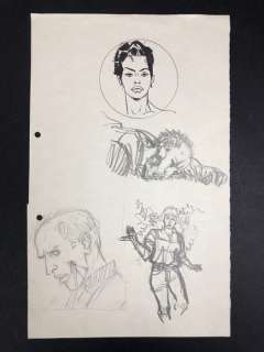 Dylan Dog - Angelo Stano - original sketch "Morgana" - Page volante - EO | Catawiki