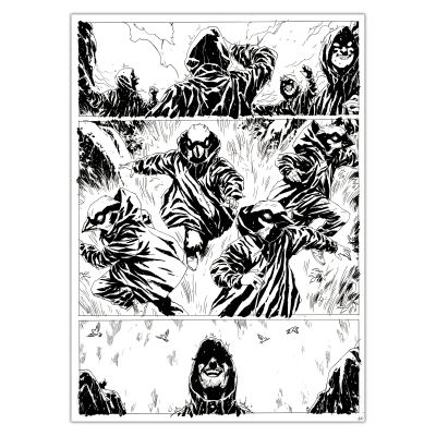 Jérémie Gasparutto | Le chemin derrière la maison - Planche originale 122 | Achetez de l’Art