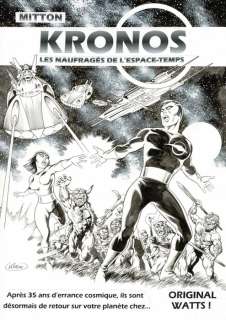 Mitton, Jean-Yves - Dessin original pour un ex-libris - Kronos - (2015) | Catawiki