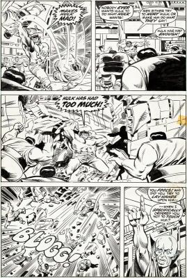 Herb Trimpe (Crayonné), Sal Trapani (Encrage) | Herb Trimpe - The Incredible Hulk #164 - Page 9 | 2DGalleries