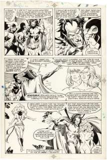 MEPHISTO VS. (X-FACTOR) #2 PAGE 15 COMIC BOOK PAGE ORIGINAL ART BY JOHN BUSCEMA.