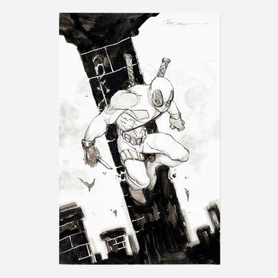 Larry Stroman, Deadpool Original Illustration (2025 | Landry Pop Auctions
