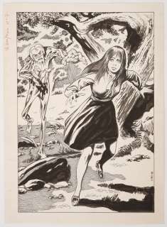 Luciano BERNASCONI (... - Lot 176 - Couverture originale pour WAMPUS n° 7 censuré, jamais...