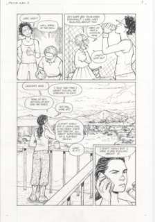 Terry Moore | Motor Girl Issue 5 Page 9 Original Art | Terry Moore