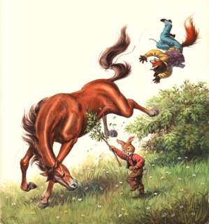 Severino Livraghi - Br’er Rabbit - Originele illustratie - Gouache sur une enseigne - (1970) | Catawiki