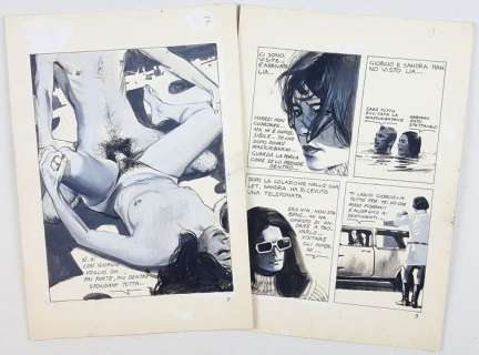 Giorgio De Gaspari - 2x tav. origin. "Metti una Sera a Cena" | Catawiki