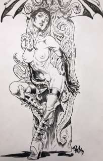 Faust - Tim Vigil - Original FAUST pin-up - Art original - (2013) | Catawiki