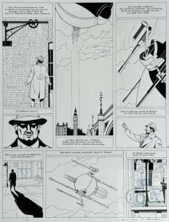 Cailleux/Schreder/Blake et Mortimer. Planche originale… | Dagoty
