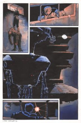 Star Wars Dark Empire #5 p. 13 Original Art - Dark Horse 1992 - Han & Chewbacca! | eBay US (Buy It Now)