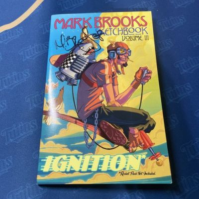 Mark Brooks SIGNED Sketchbook Ignition 2008 Power Girl Young Avengers OOP | eBay US (Buy It Now)