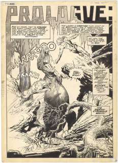 Steve Gan - Savage Tales #9 p5 (Splash) (Kazar)