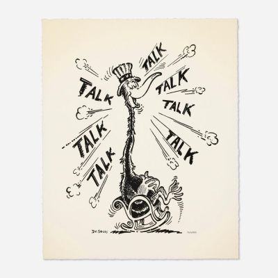 Lot 214 - Dr. Seuss, Talk Talk Talk (Kolibri Art Studio, 2016) | Landry Pop Auctions