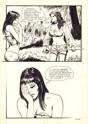 Milo Manara | Jolanda 50-73 | 2DGalleries