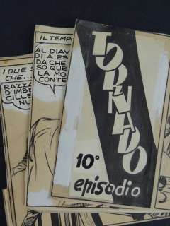 Tornado - 8x tavole originali - storia completa - Page volante - (1961) | Catawiki