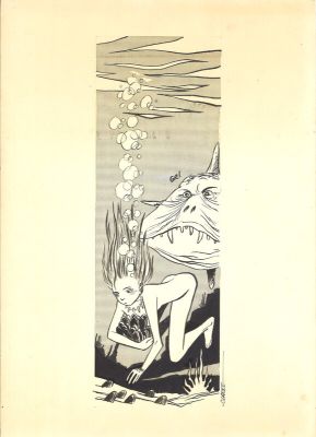 Clarke | Illustration à l’encre | 2DGalleries