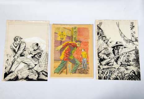 [HONDO] [BANDE DESSINEE] Rémy... - Lot 113 - [HONDO] [BANDE DESSINEE] Rémy BORDELET (1931 - 2003). Ensemble...