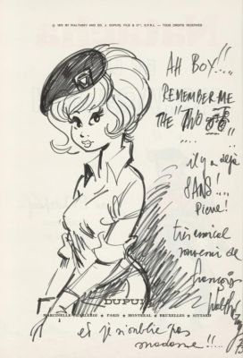 Walthéry. Dessin original dédicacé Natacha | BDEnchères
