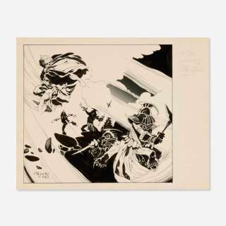 Mike Mignola, Different Worlds #31 Story Page 5 Original Art (Chaosium, 1983) | Landry Pop Auctions