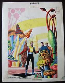 Giordan, Raoul - Couverture originale - Meteor 112 - Le voleur d’étoiles  (1969) | Catawiki