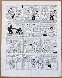 Kroft, Robert van der  - Originele pagina - Sjors en Sjimmie 3 - De Plaaggeesten - (1977) | Catawiki