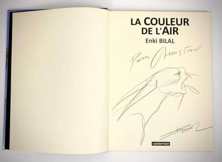 Bilal Enki La Couleur... | BILAL Enki La couleur de l’air Dédicace représentant... | Vermot et Associés