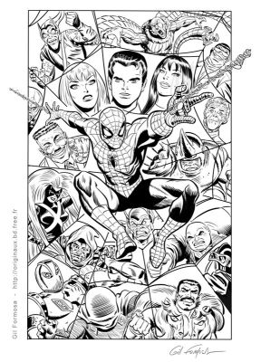 Gil Formosa, John Romita (Concept), Steve Ditko (Concept), Stan Lee (Concept) | Spider-Man & Cie | 2DGalleries