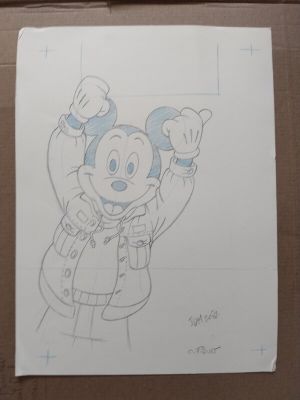 Olivier Fiquet | Couverture originale journal de mickey 2082 / olivier fiquet | 2DGalleries