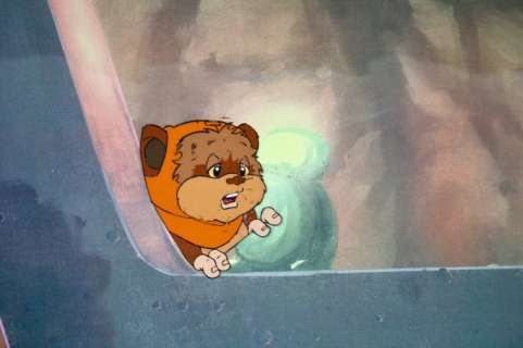 Star Wars Ewoks - Original Animation Production Cel - Unique + Fait Ã  la main + Unique en son genre + - (1985/1986) | Catawiki