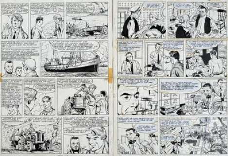 Piroton/Michel et Thierry. Paire de planches orignales… | Dagoty