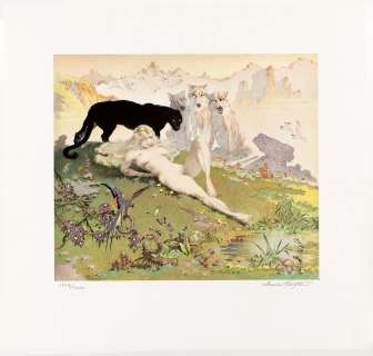 FRANK FRAZETTA’S GOLDEN GIRL LIMITED EDITION SIGNED PRINT. | Hake’s