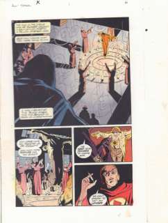 Doug Hazlewood, John Kalisz, Michael Lark | All Star Comics #1 P.6 Color Guide Art - Hourman (Rex Tyler) Stalks a Nazi Cult - 1999 | Anthony’s Comic Book Art