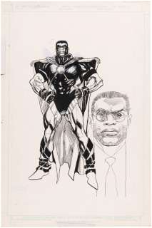 ICON/PARAGON COMICS BUYER’S GUIDE #990 COVER ORIGINAL ART BY DENYS COWAN. | Hake’s