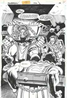 The Trial of Superman 106 page 12 année 1995 | Planet Original Art