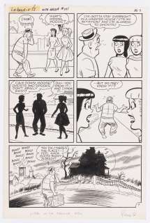 LIFE WITH ARCHIE #5 ORIGINAL ART PAGE BY BOB WHITE. | Hake’s