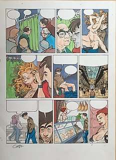  - Fernando Caretta - Tavola originale - Page volante 