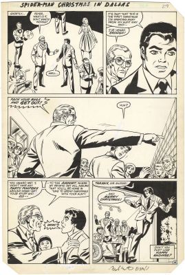 Alan Kupperberg | Spider-Man Christmas in Dallas (Peter Parker) p16 | Nostalgic Investments