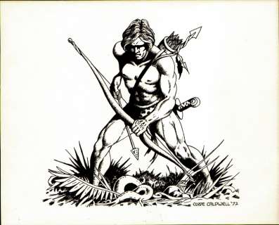 Clyde Caldwell - tarzan illustration (1972)