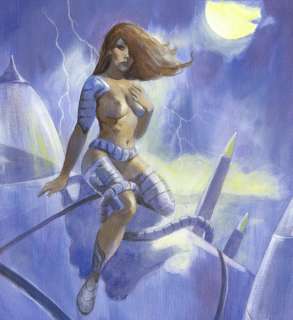 Carapaces - Schuiten - Mike Hoffman - Groot olieverf schilderij   - Peinture originale de Schuiten Hommage (2018) | Catawiki