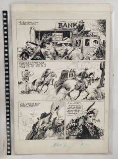 Claude Pascal (1931-1993), Hurricane-Kid, Planche Originale N°4 de L’unique Tome "Le Guardian de Camargue" , Encre de Chine Sur Papier, Dim. 44 X 28 Cm. (Petite Déchirure En Bas À Droite). |  | misc / divers