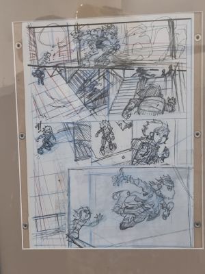 Dan Verlinden - Planche originale (recherche 26) - DEHORS | Galerie des bulles