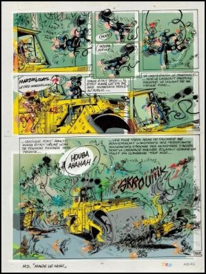 Lot 162 - Batem (Studios). Mise en couleurs Marsupilami | BDEnchères