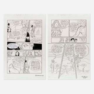 Lot 344 - Tania del Rio, Sabrina the Teenage Witch, the Final Battle, #99 Story Pages 2 and 5 Original Art (Archie Comics, 2023)