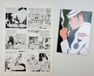 Attilio Micheluzzi - Tav. Origin. n. 3 "Florence Nightingale" + Vol. "Rosso Stenton Shanghai" - Page volante - EO - (1980/2019) | Catawiki