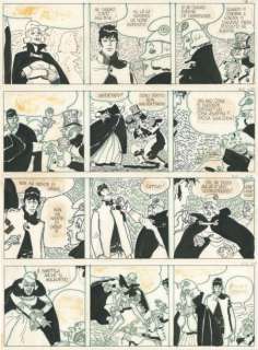 PRATT Corto Maltese La maison dorée de Samarkand Encre de Chine et feutre | Millon