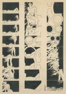 BARBE Cinéma Encre de Chine pour cette planche signée du célèbre humoriste | Millon