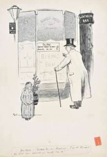 [ORIGINAL BOOK & COMIC BOOK ARTWORK] UNKNOWN ARTIST. EARLY 20TH CENTURY DRAWING | Zwiggelaar Auctions