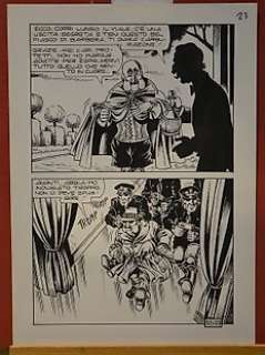 Alan Ford #52 - Magnus - original page "Il grande colpo di Superciuk" - Page volante - (1973) 