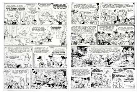 Greg | Achille Talon, ensemble de deux planches n°39 et … | Banque Dessinée