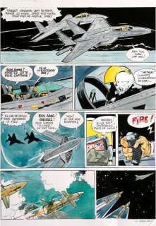 Weinberg | Dan Cooper, planche n°3 Ã  l’encre de Chine et Ã … | Banque Dessinée