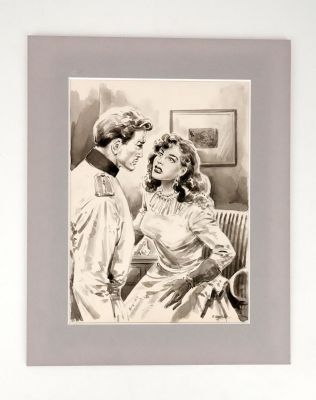 Donatelli Franco Illustration... | DONATELLI Franco Illustration représentant une jeune... | Vermot et Associés